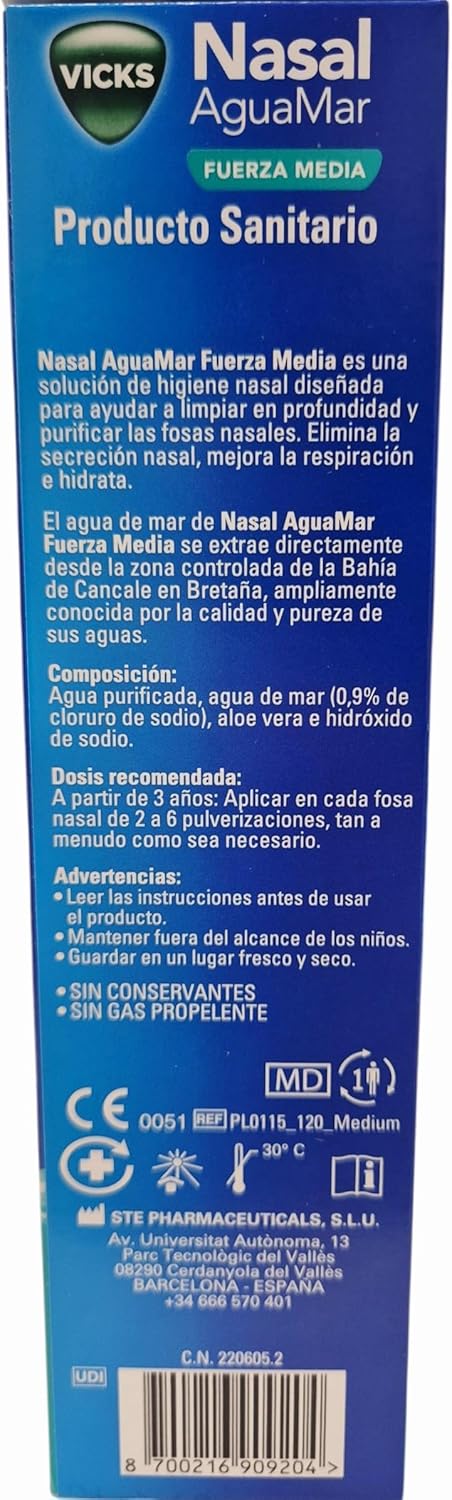 Vicks Nasal Sea Water Medium