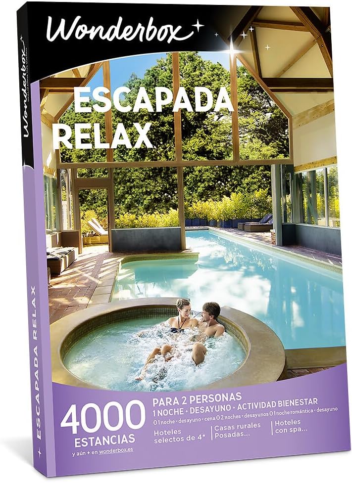 WONDERBOX Gift Box – Relax Escape – WONDERBOX Caja Regalo Escapada Relax