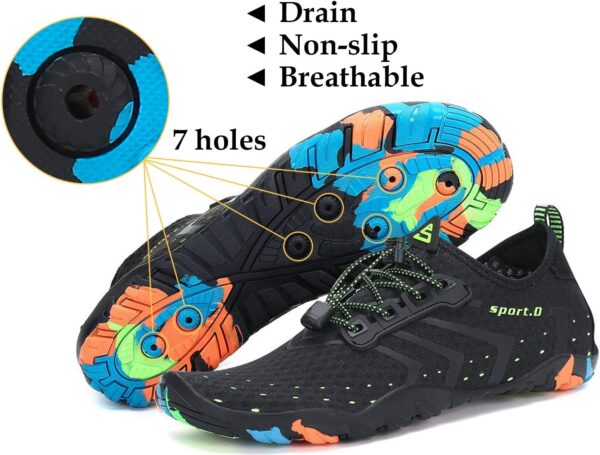 SAGUARO Zapatos de baño de verano para mujer