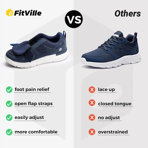 Zapatos para diabéticos FitVille para hombre