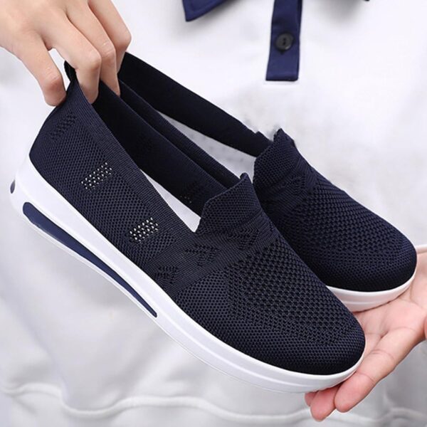 Zapatillas Mujer Vestido Blanco