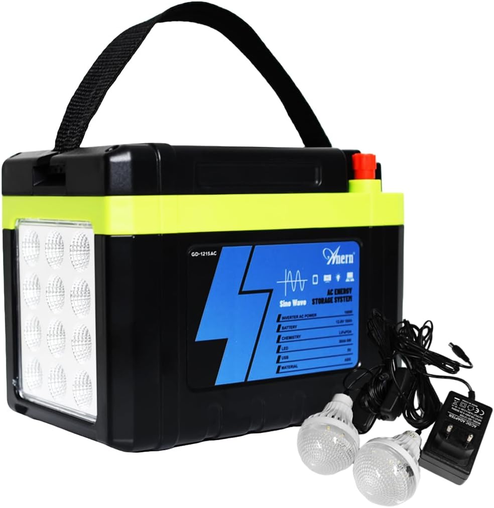 Banco de energía solar Anern 100W