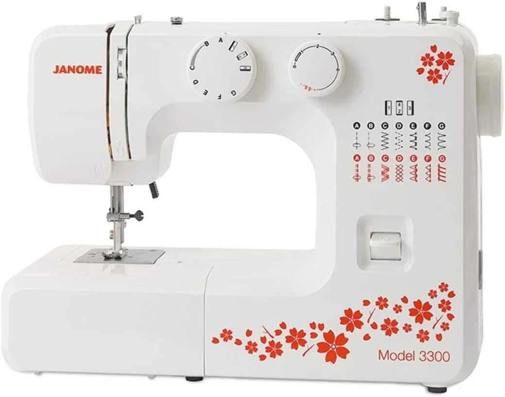 Máquina de coser Janome 3300 con 5 Máquina de coser Janome 3300 con 5