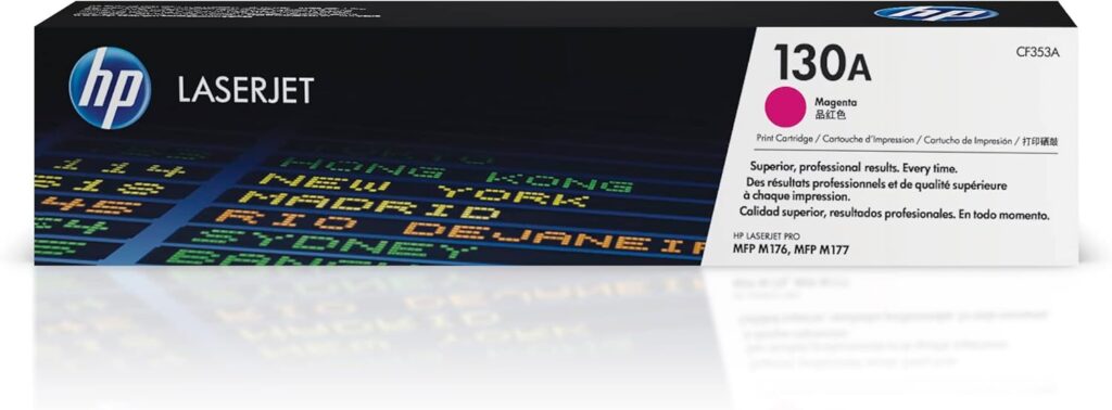 HP 130a, cartucho de tóner para hombre,