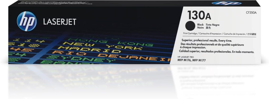 Tóner Original HP 130A CF350A Negro