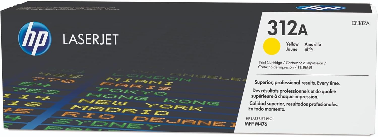 HP 312A CF382A Amarillo Original