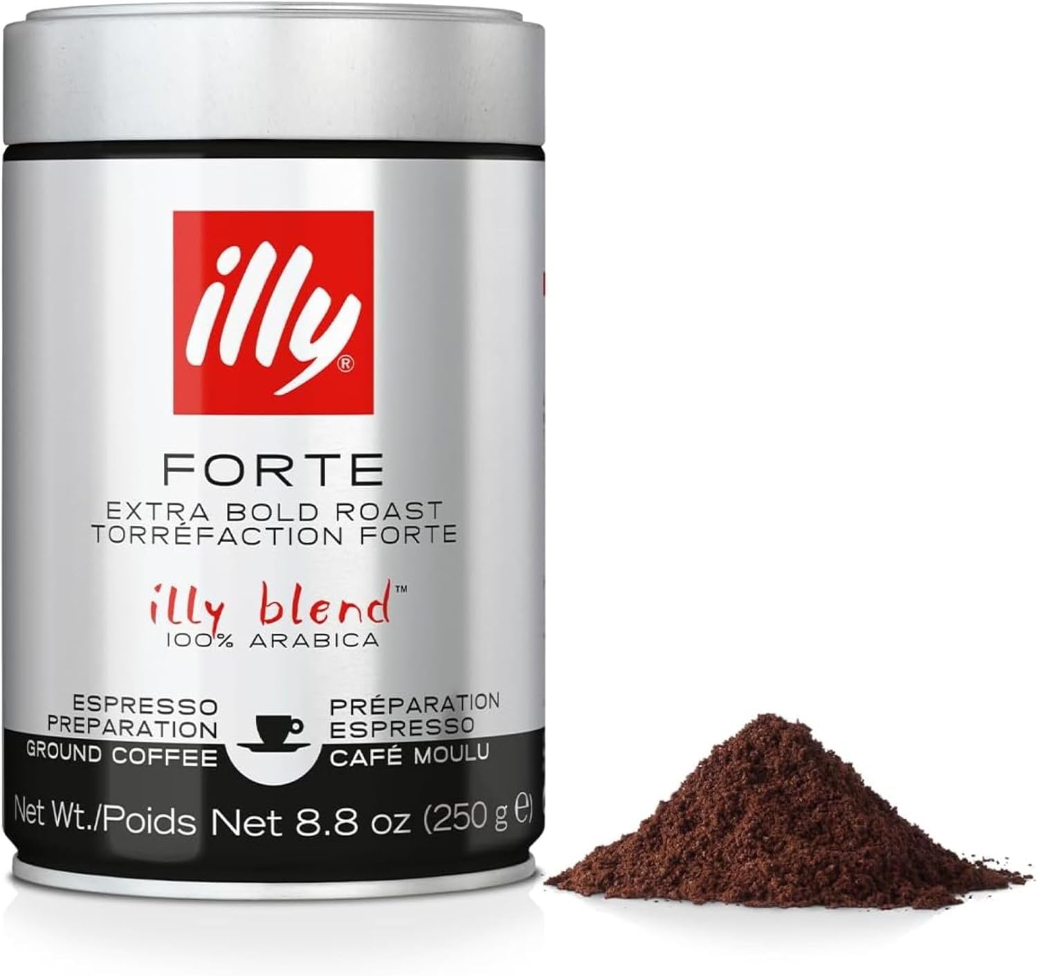 illy, café molido espresso FORTE,