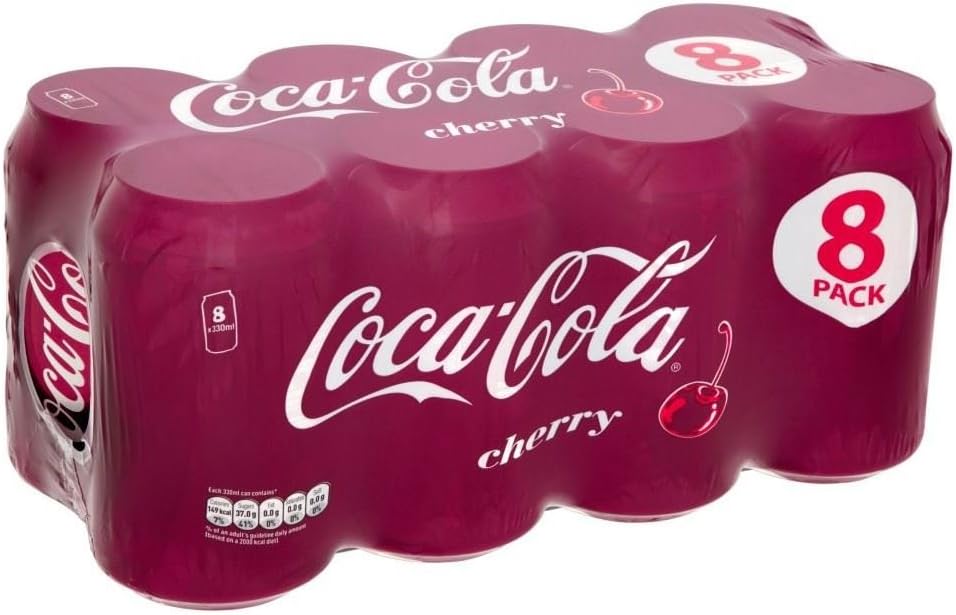 Coca Cola Cherry (8X330ml) (Pack of