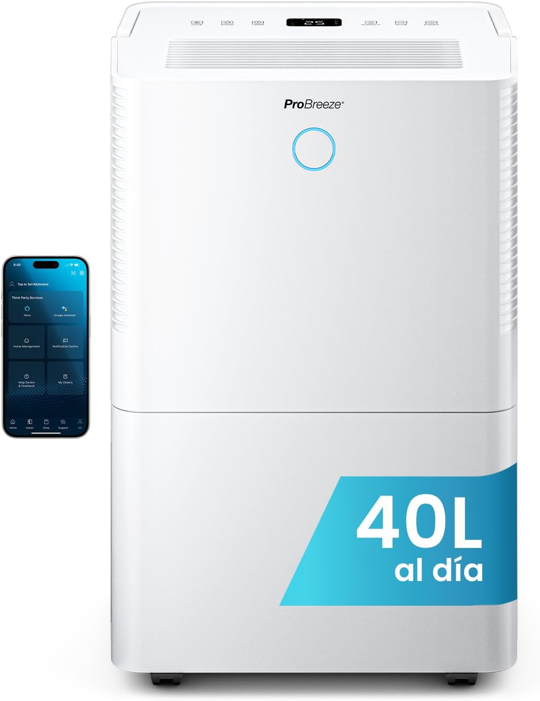 Deshumidificador inteligente Pro Breeze con