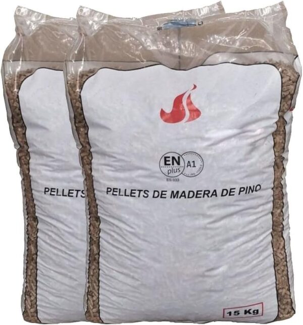 Pellet Bags DIN Plus A1 15 kg 100%