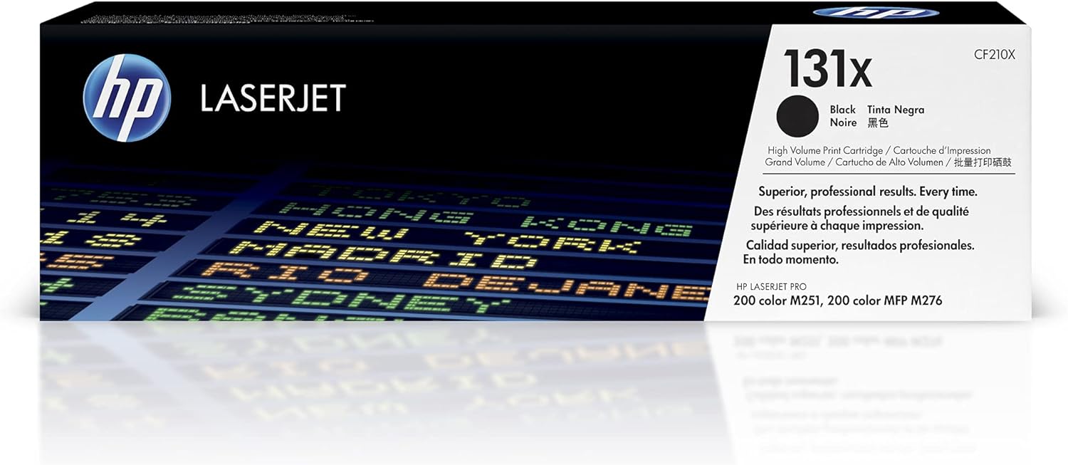 HP 131X CF210X Negro Alta Capacidad