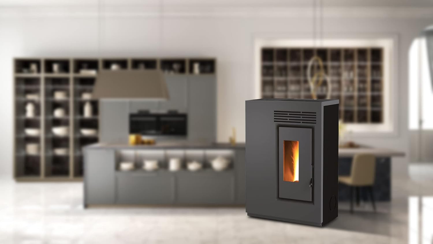 Generico Pellet Stove Bio GE60 Slim Generico Pellet Stove Bio GE60 Slim