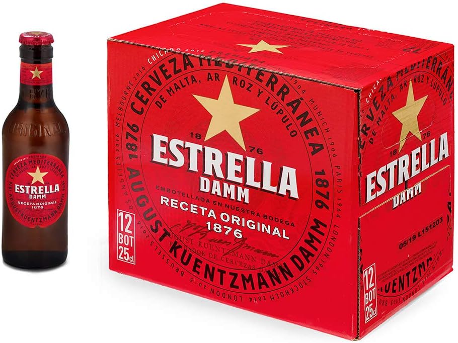Damm - Cerveza Estrella Damm, Caja de