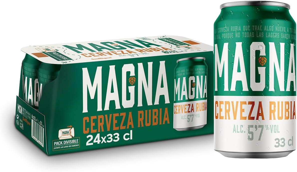Cerveza Magna Pack 24 Latas x 330