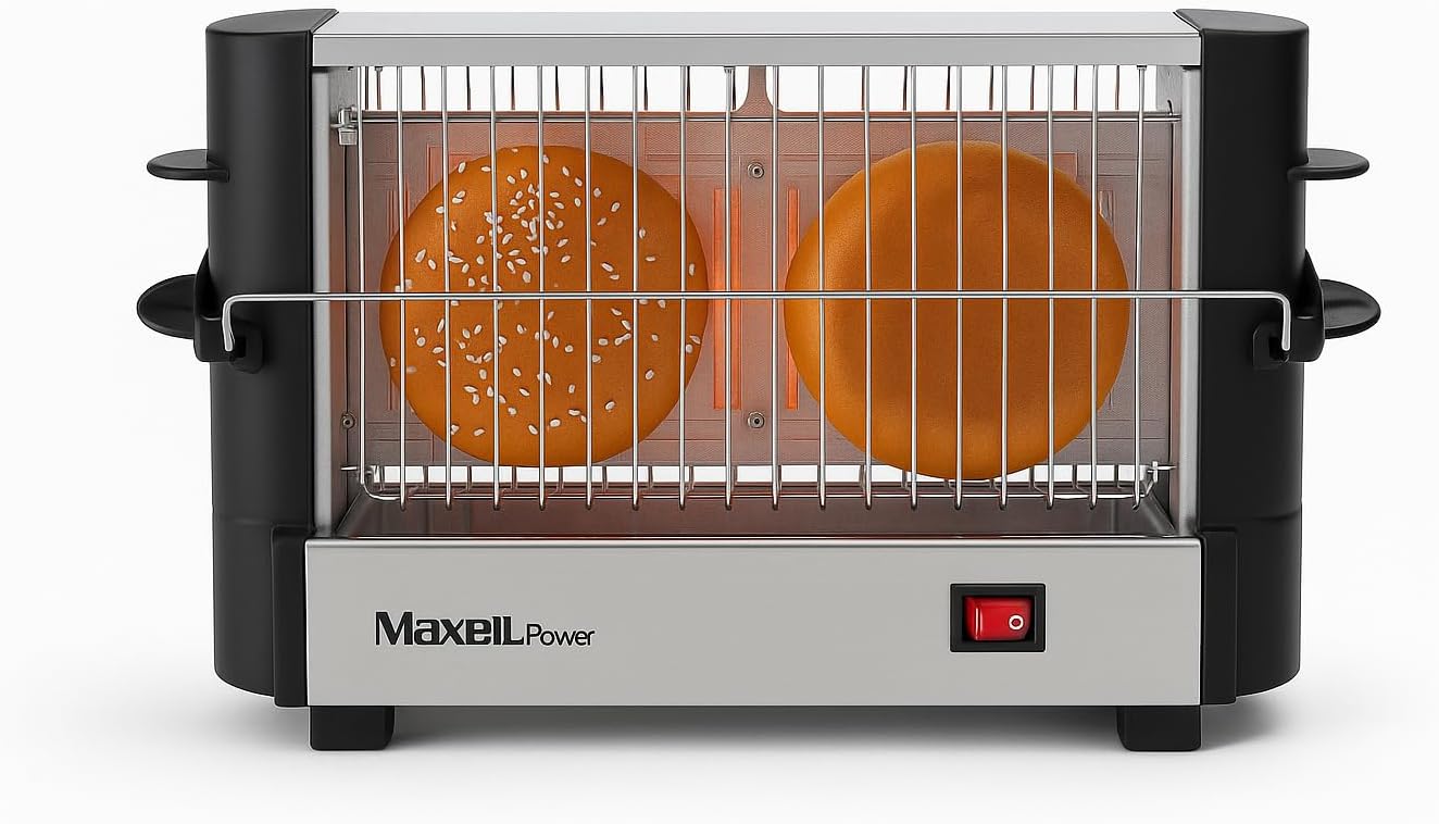 Tostadora Vertical 750W, Inoxidable