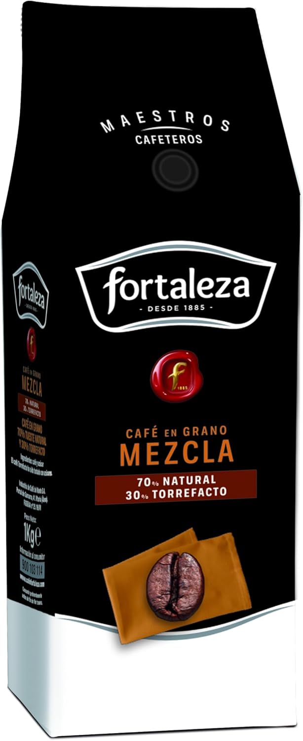 CAFÉ FORTALEZA Café en Grano 1kg -