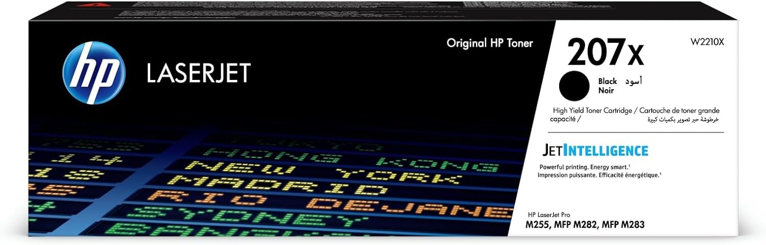 HP 207X W2210X Negro Alta Capacidad