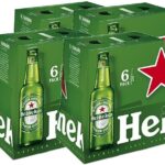Cerveza Heineken - 4 paquetes de 6