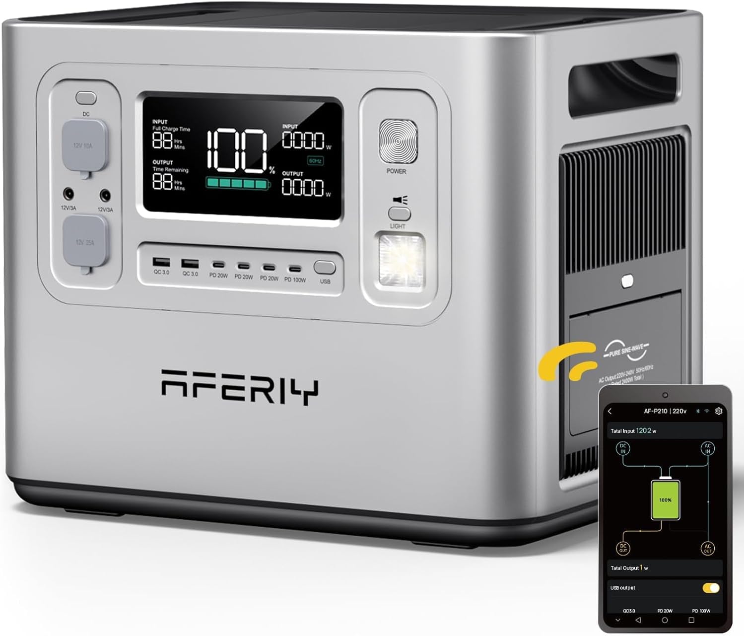 AFERIY 2400 W Portable Electric