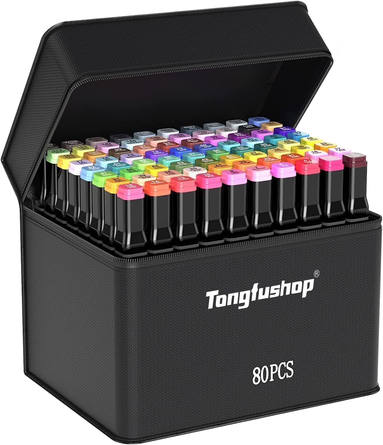 Tongfushop Rotuladores de 80 colores,