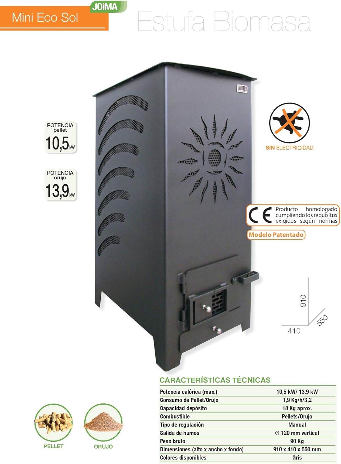 JOIMA - Biomass Stove without