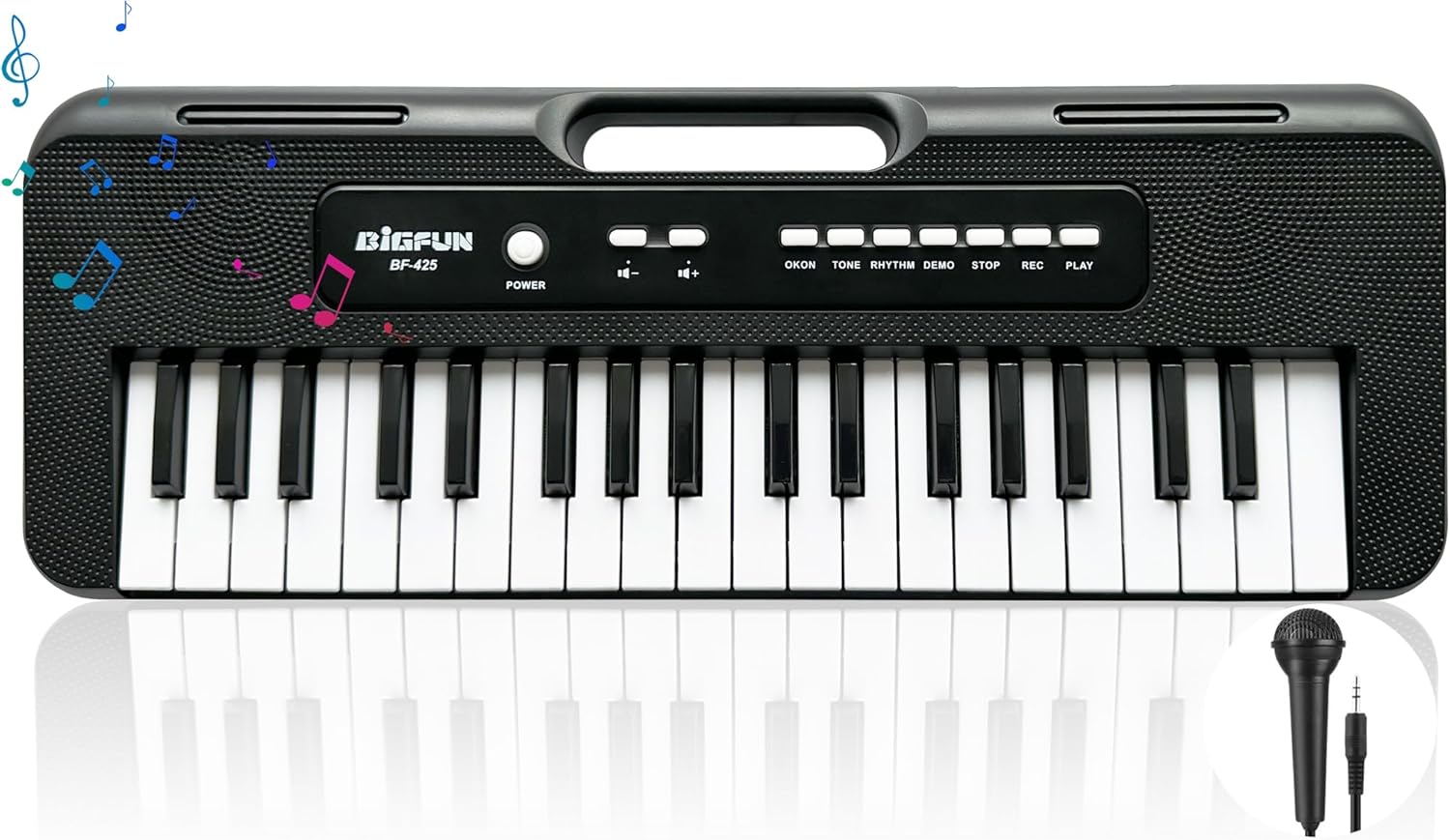 Teclado de piano para niños, piano de 37 teclas