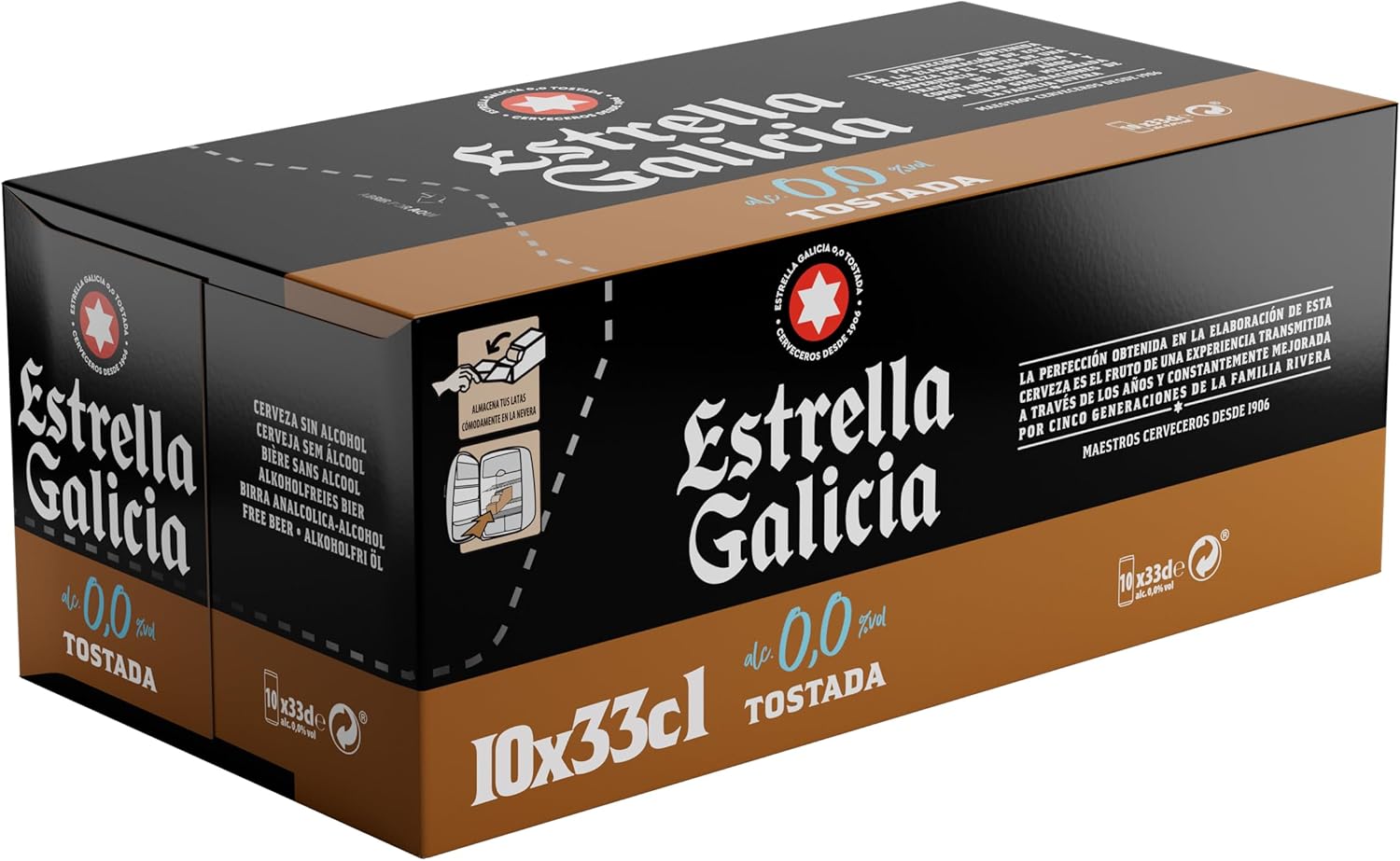 Tostada Estrella Galicia 0.0 -