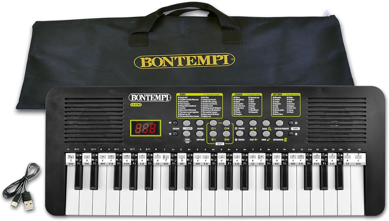 Bontempi | KeyRhythm - 37 teclas Bontempi | KeyRhythm - 37 teclas