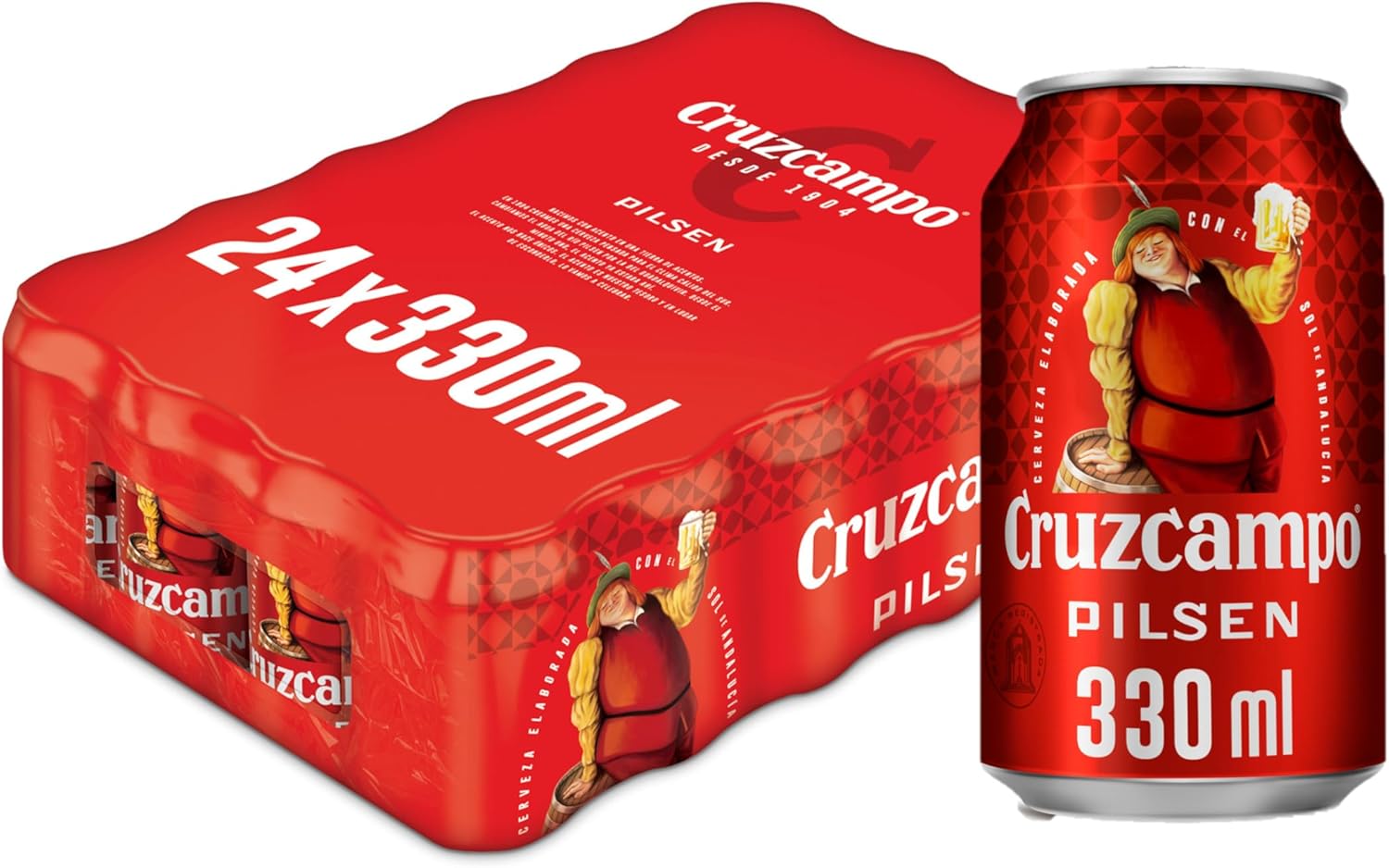 Cerveza Cruzcampo Pilsen, Pack Lata,