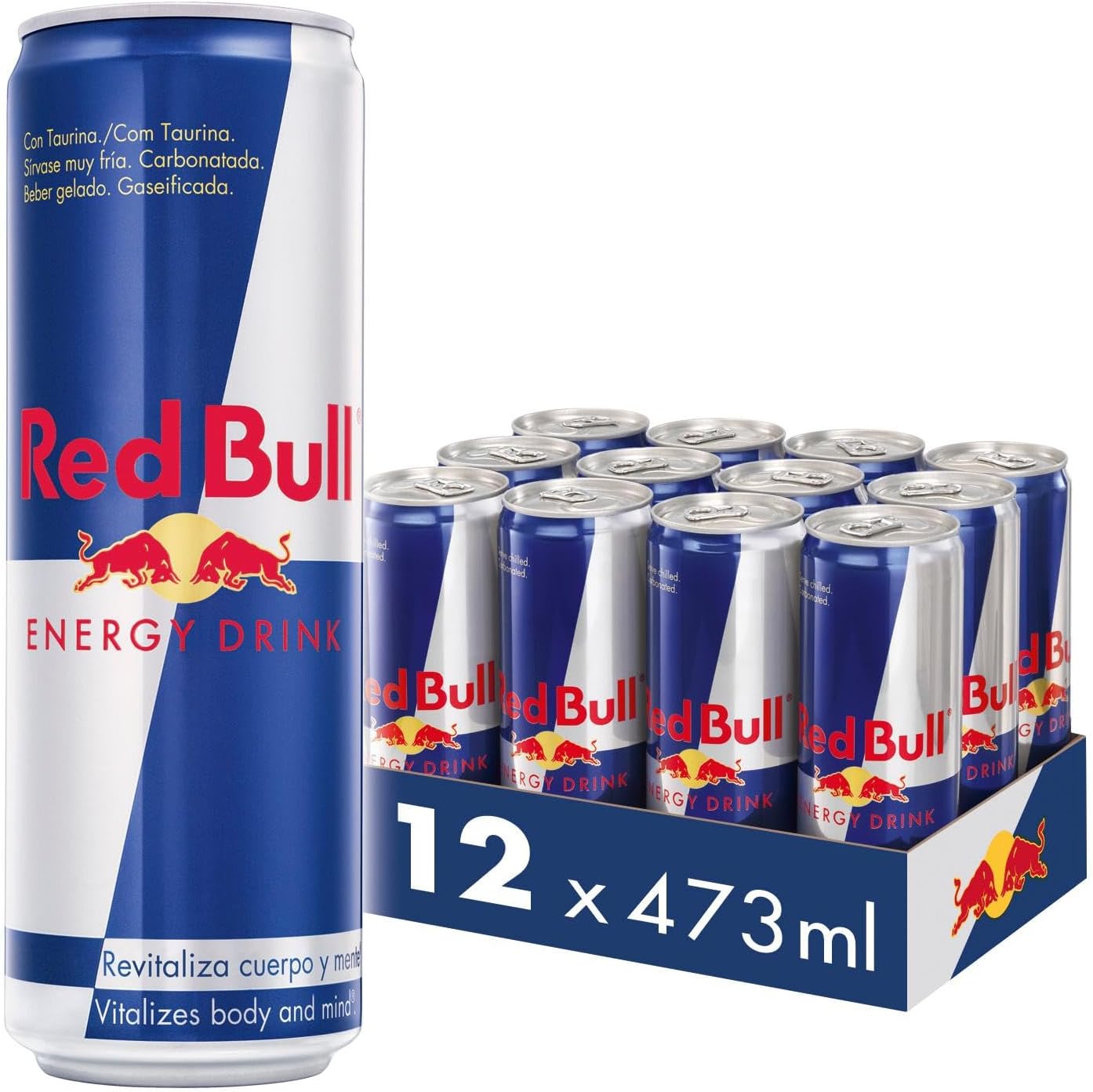 Bebida energética Red Bull, regular, 12