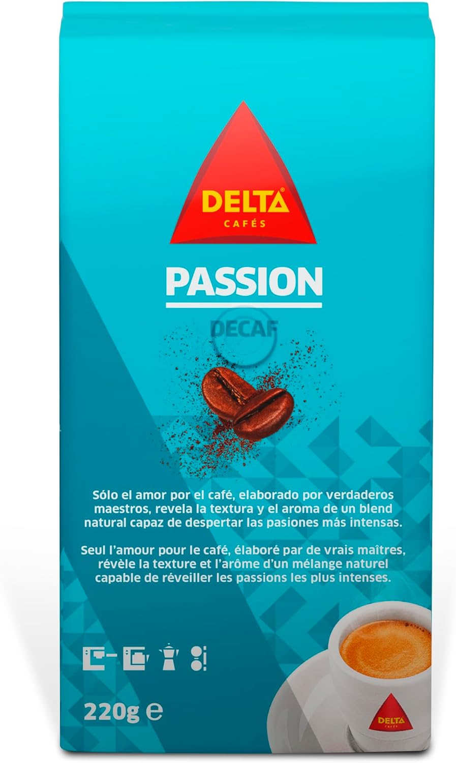 Delta Cafés Passion Descafeinado - Molido