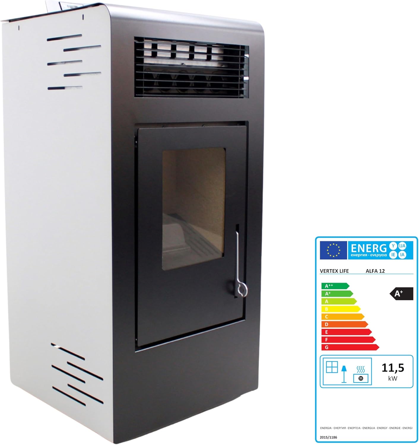 EIDER BIOMASA ALFA Pellet Stove 12