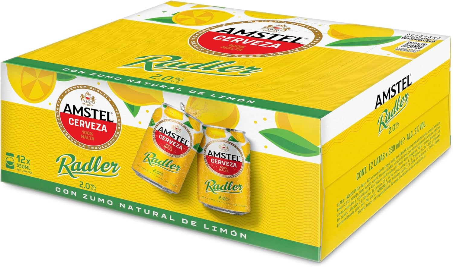 Amstel Radler Cerveza Limón Pack Lata,