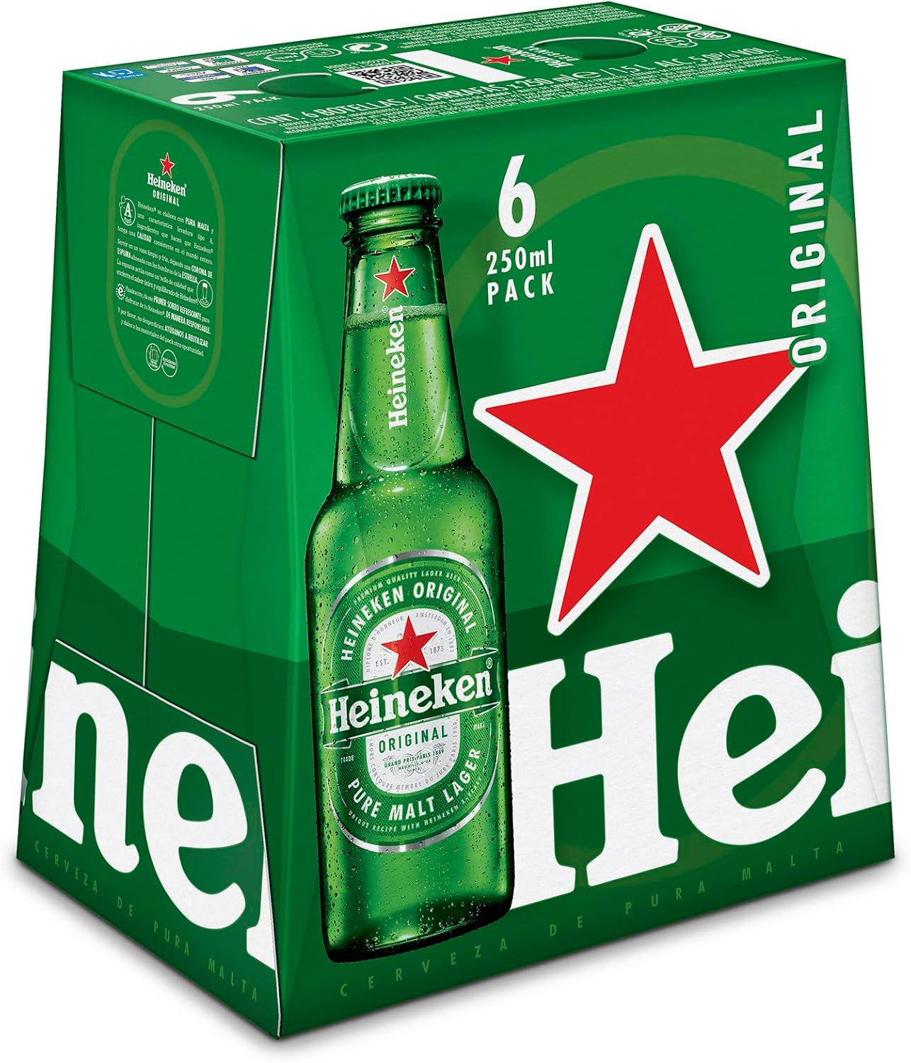 Cerveza Heineken – Pack de 6 Botellas x