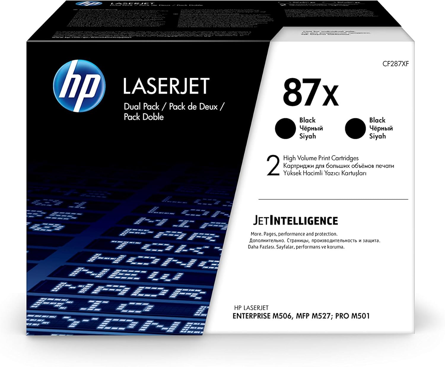 HP 87X CF287X Negro Alta Capacidad