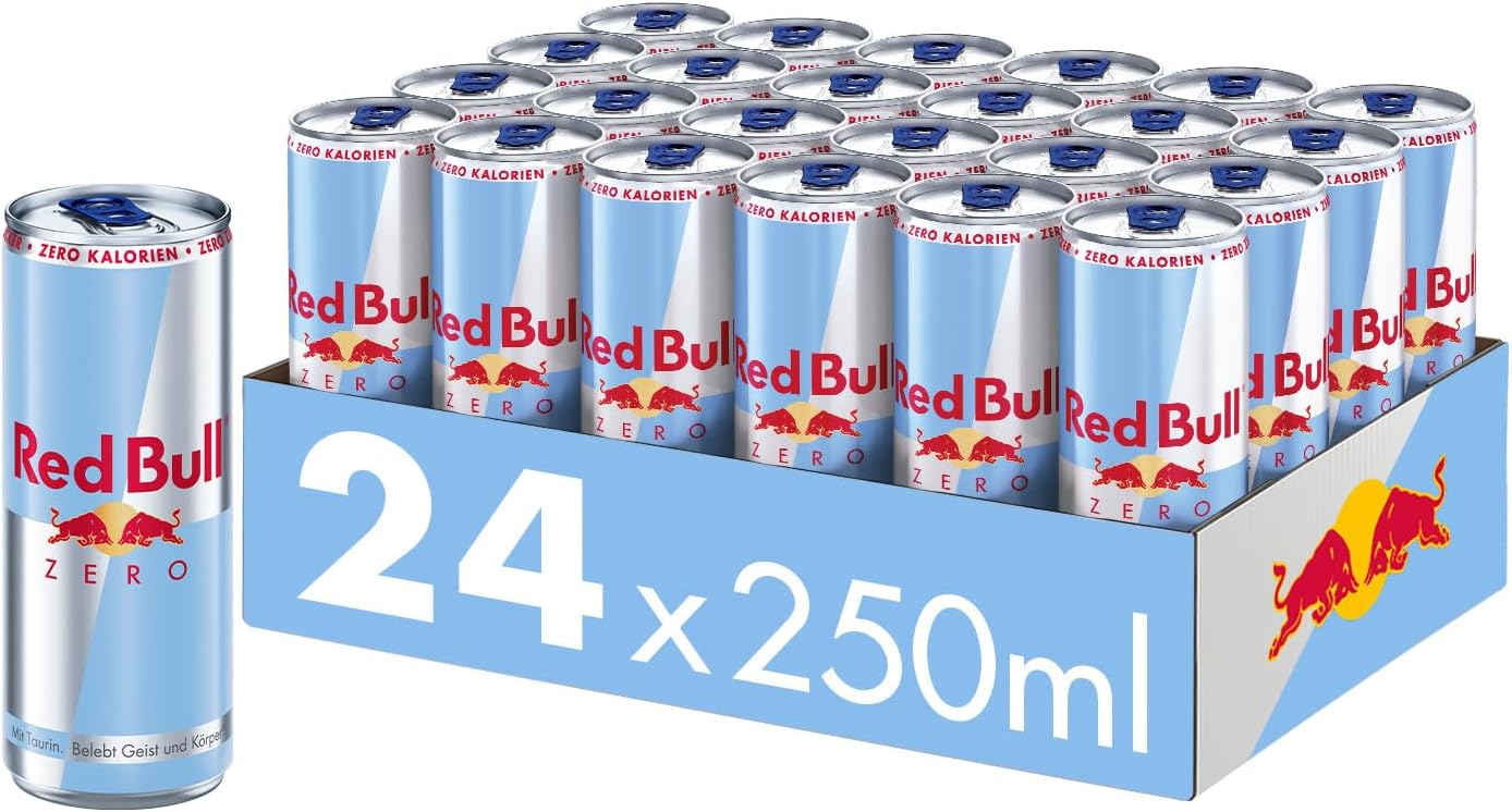 Bebida energética Red Bull, cero, 24 x