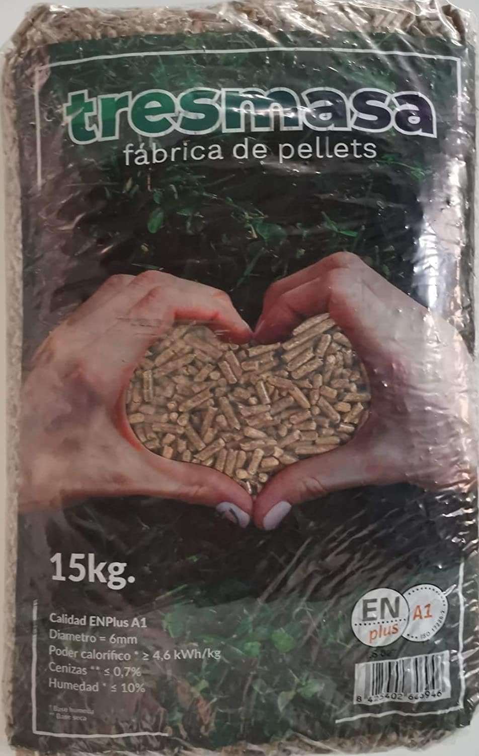 Pine wood pellet | 15 kg pellet bag