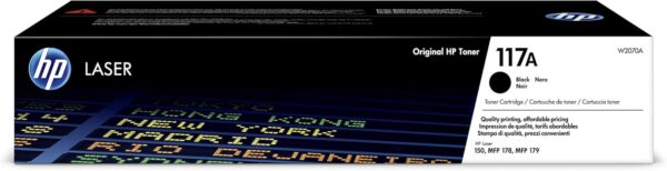 Tóner Original HP 117A W2070A Negro Tóner Original HP 117A W2070A Negro