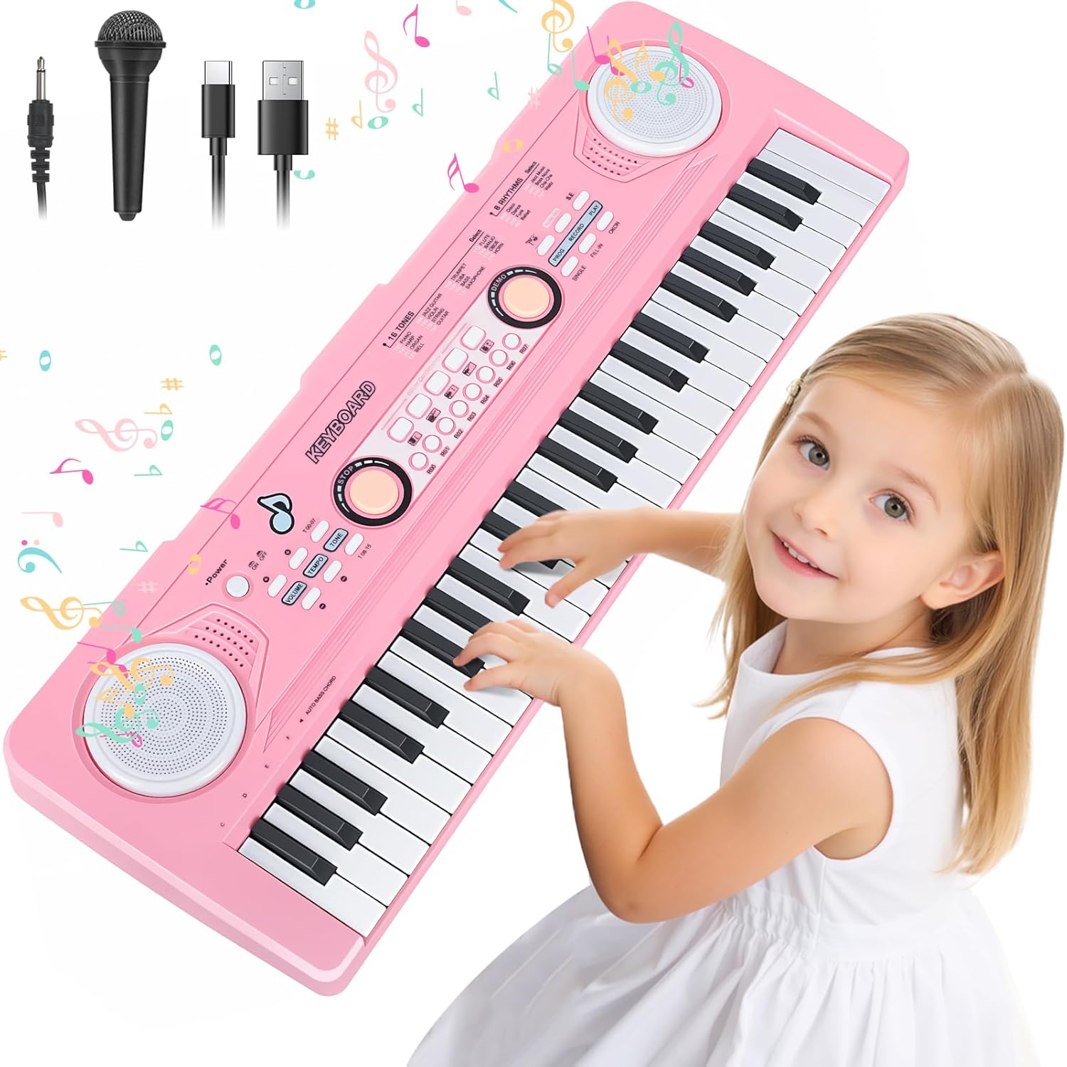 Teclado de piano, juguetes para niños a partir de 3 Teclado de piano, juguetes para niños a partir de 3 años