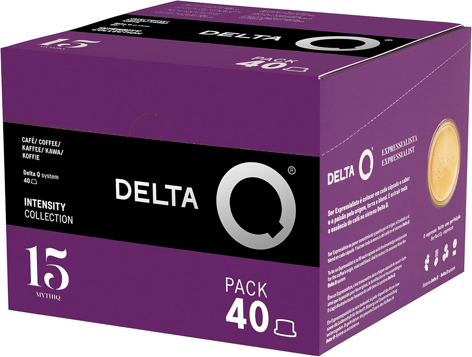 Cápsulas de café molido Delta Q MythiQ - Cápsulas de café molido Delta Q MythiQ -