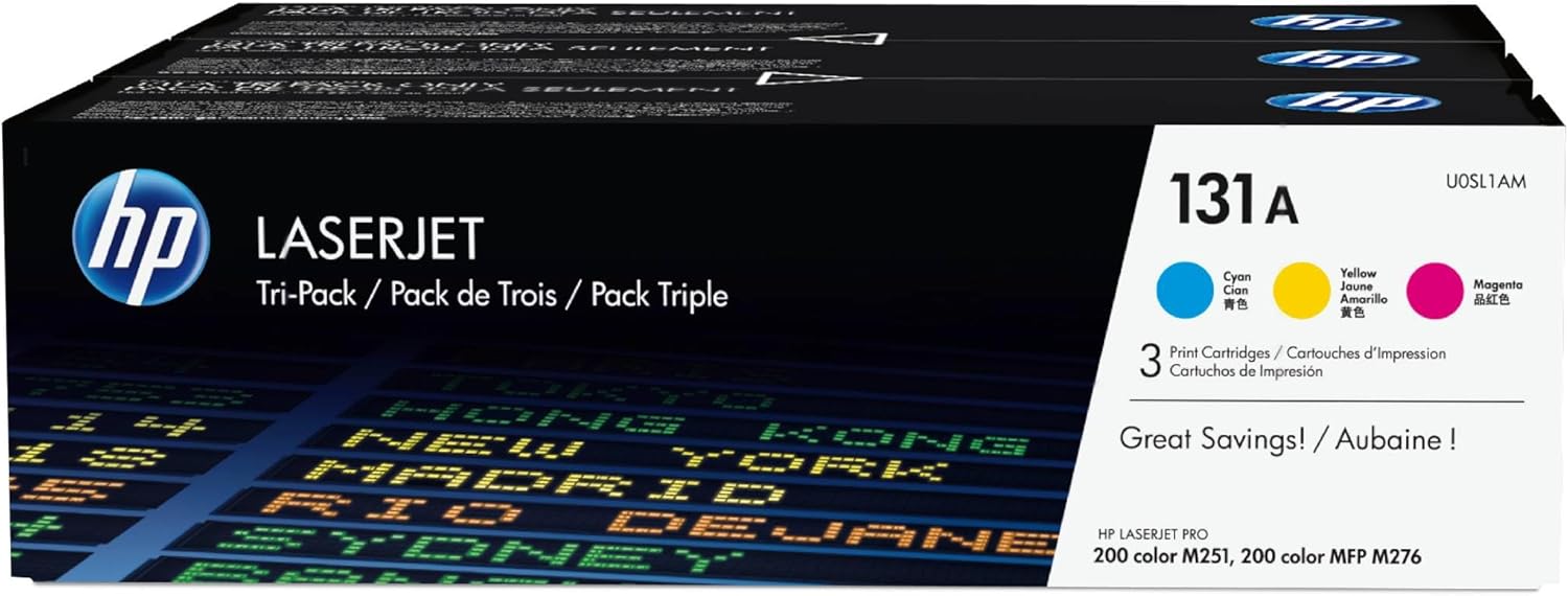 HP 131A Cian Magenta Amarillo HP 131A Cian Magenta Amarillo