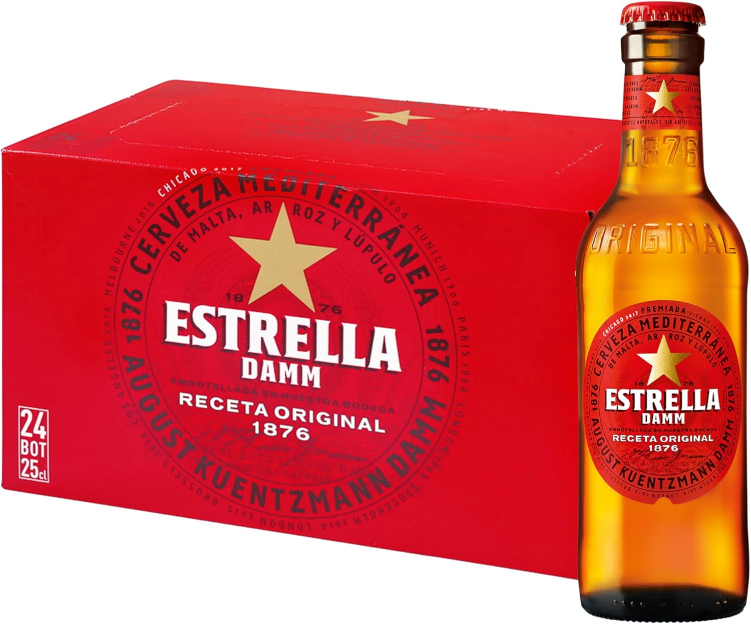 Damm - Cerveza Estrella Damm, Caja de