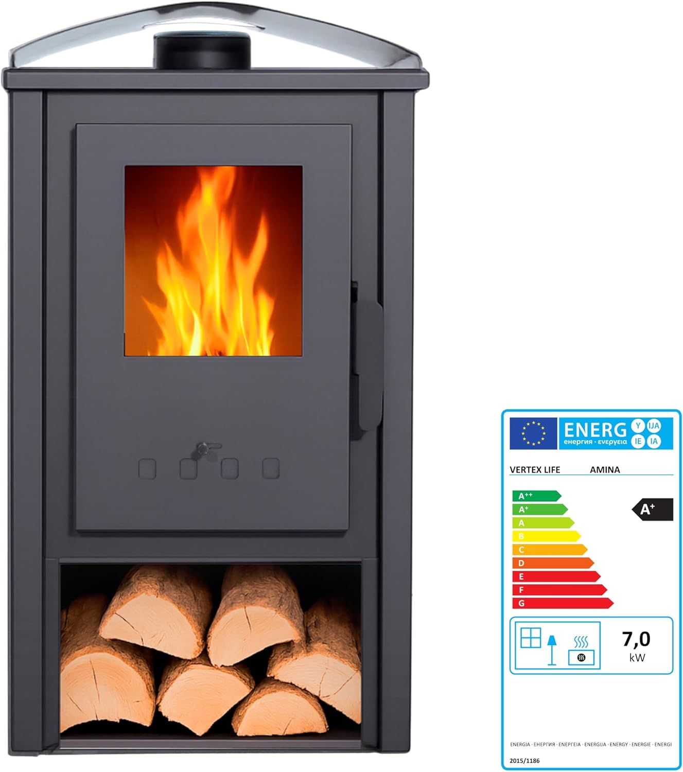 EIDER BIOMASA Amina Wood Stove – EIDER BIOMASA Amina Wood Stove –