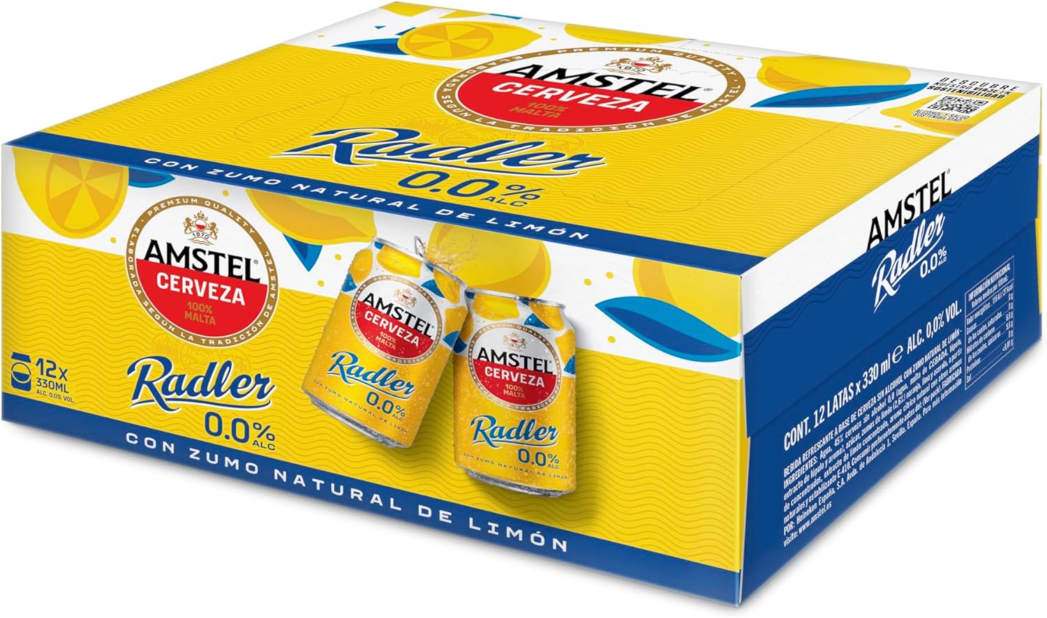 Amstel Radler 0.0 Cerveza Limón