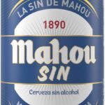 MAHOU cerveza sin alcohol lata 33 cl