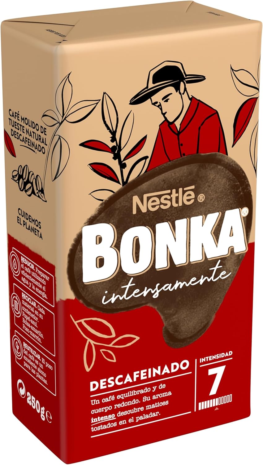 Bonka Descafeinado Molido Asado