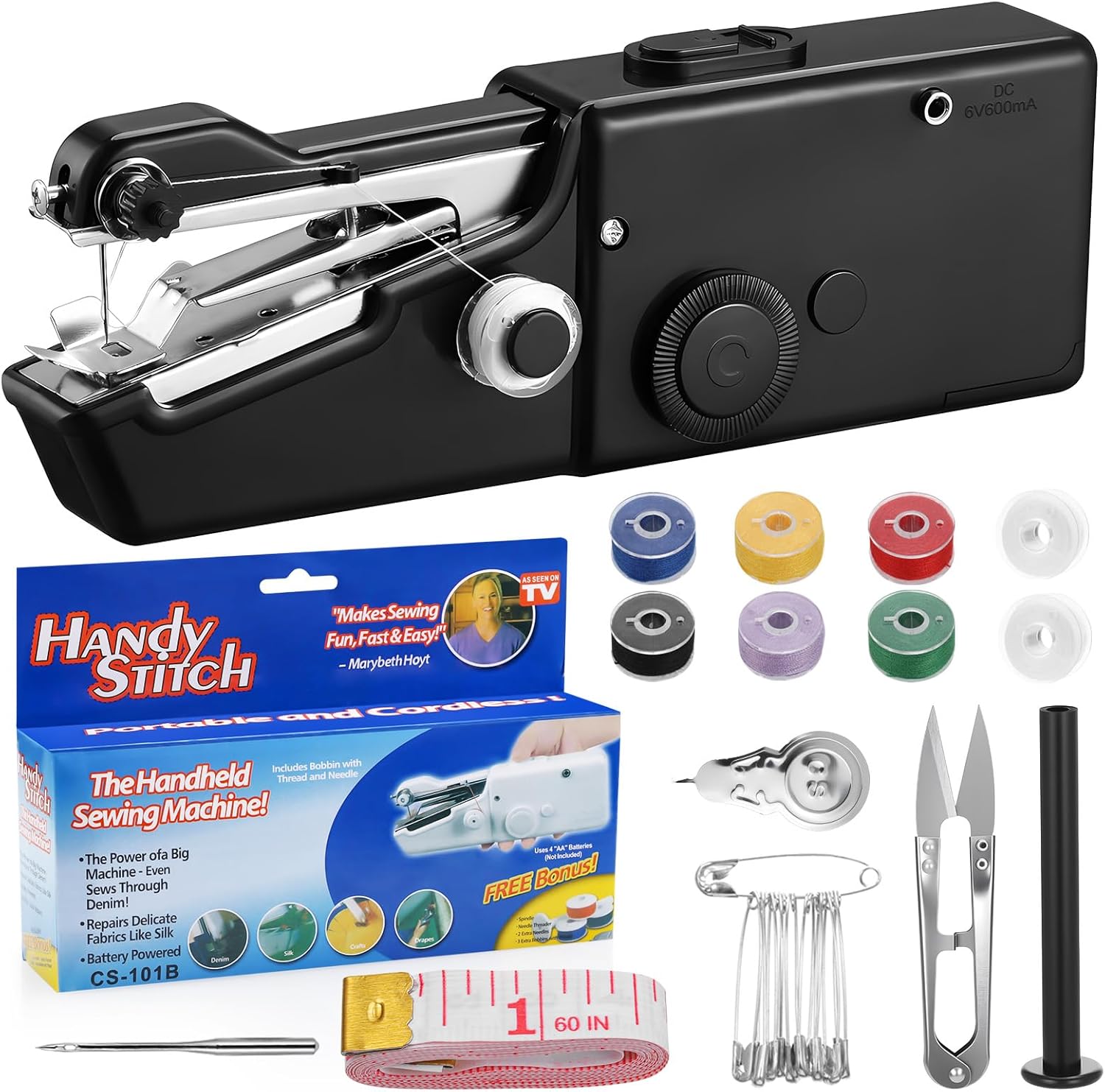 Mini máquina de coser Kssvzz,