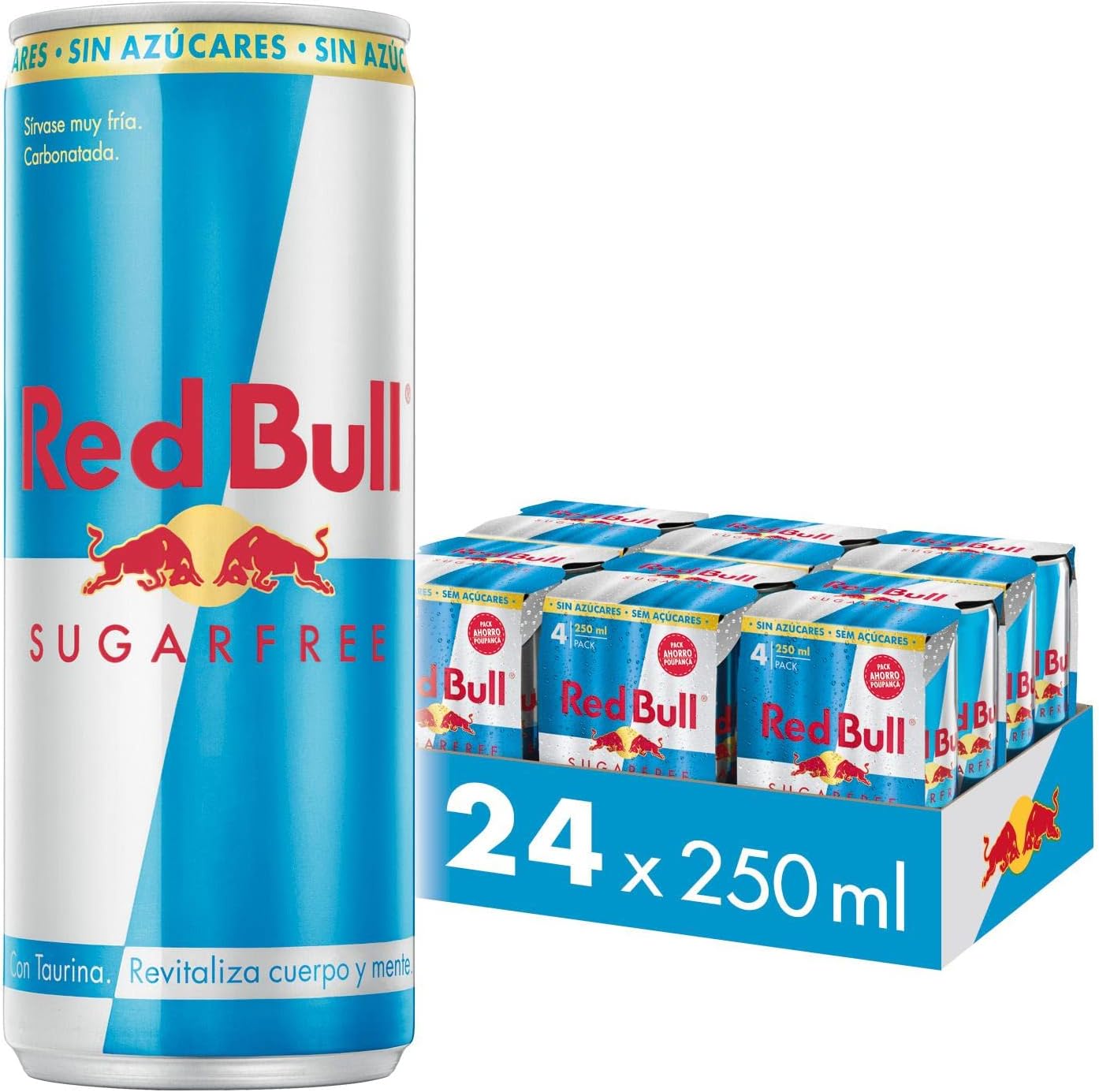 Bebida energética sin azúcar Red Bull,
