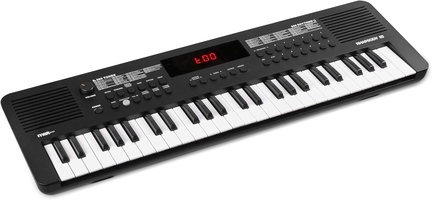 Teclado de piano midi MAX Rhapsody49,