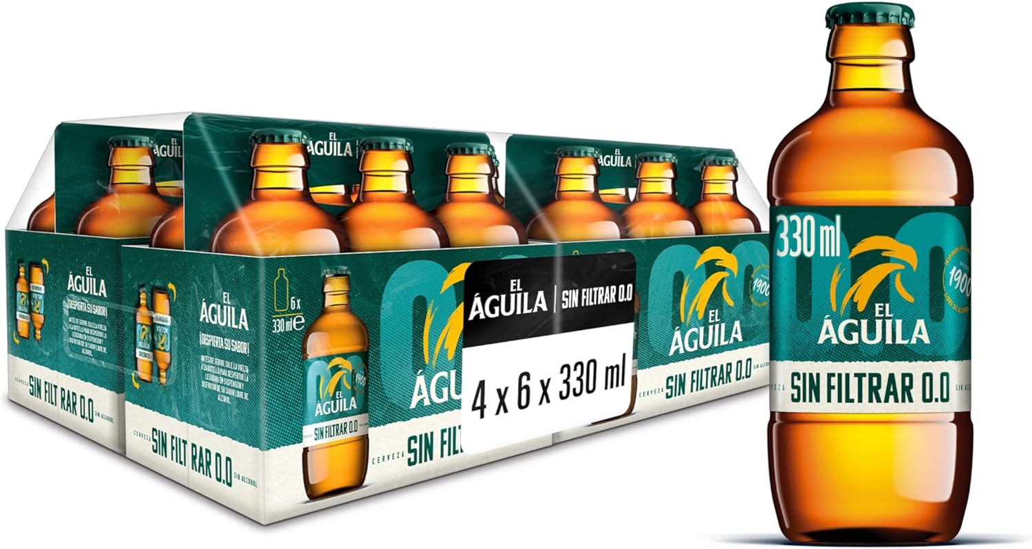 Cerveza Lager 00 sin filtrar El Aguila Cerveza Lager 00 sin filtrar El Aguila